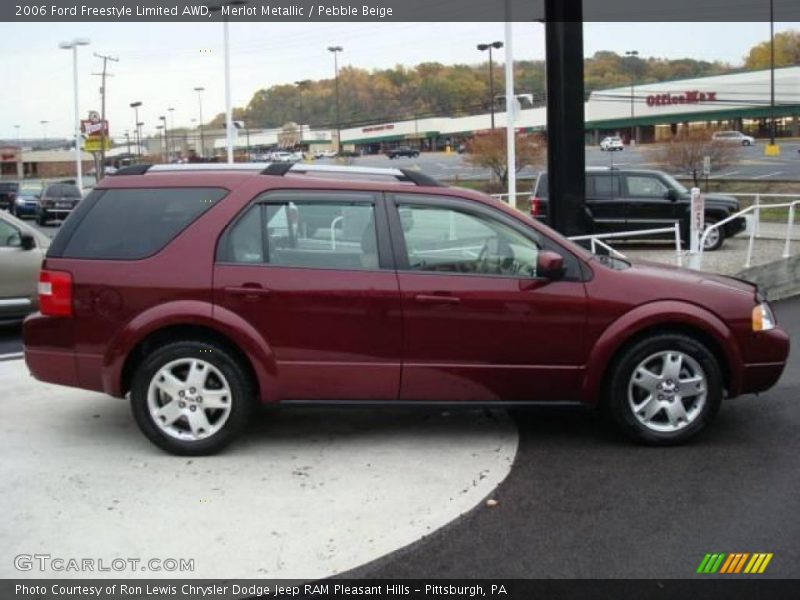 Merlot Metallic / Pebble Beige 2006 Ford Freestyle Limited AWD