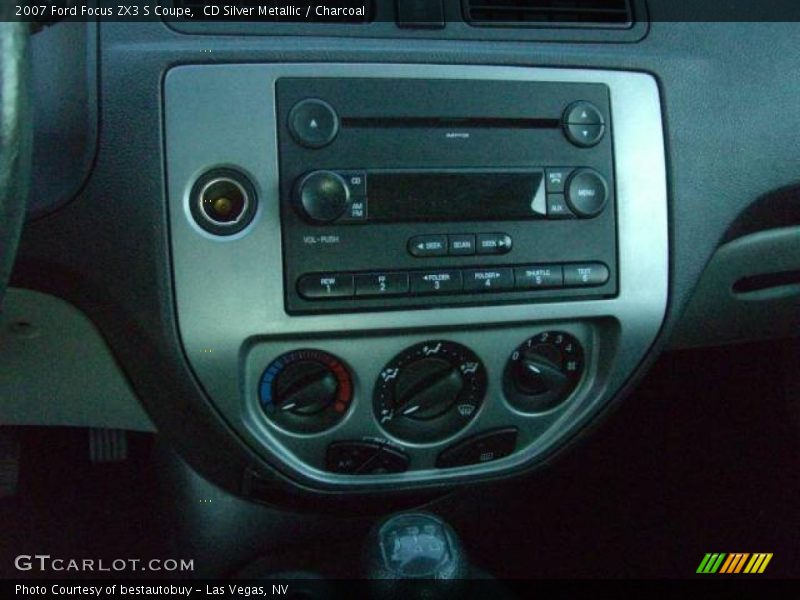 CD Silver Metallic / Charcoal 2007 Ford Focus ZX3 S Coupe