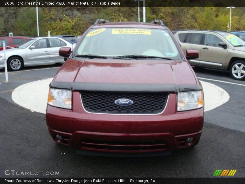 Merlot Metallic / Pebble Beige 2006 Ford Freestyle Limited AWD