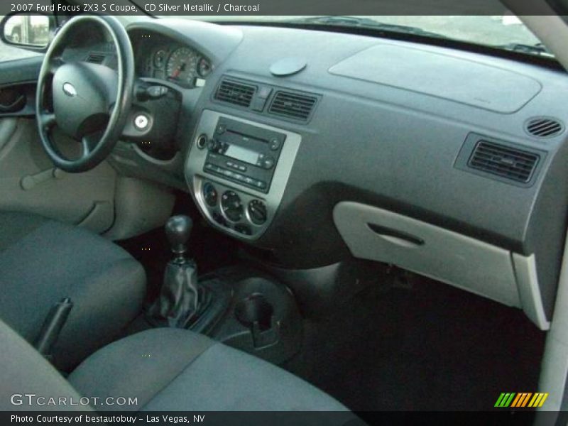 CD Silver Metallic / Charcoal 2007 Ford Focus ZX3 S Coupe