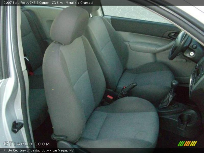 CD Silver Metallic / Charcoal 2007 Ford Focus ZX3 S Coupe