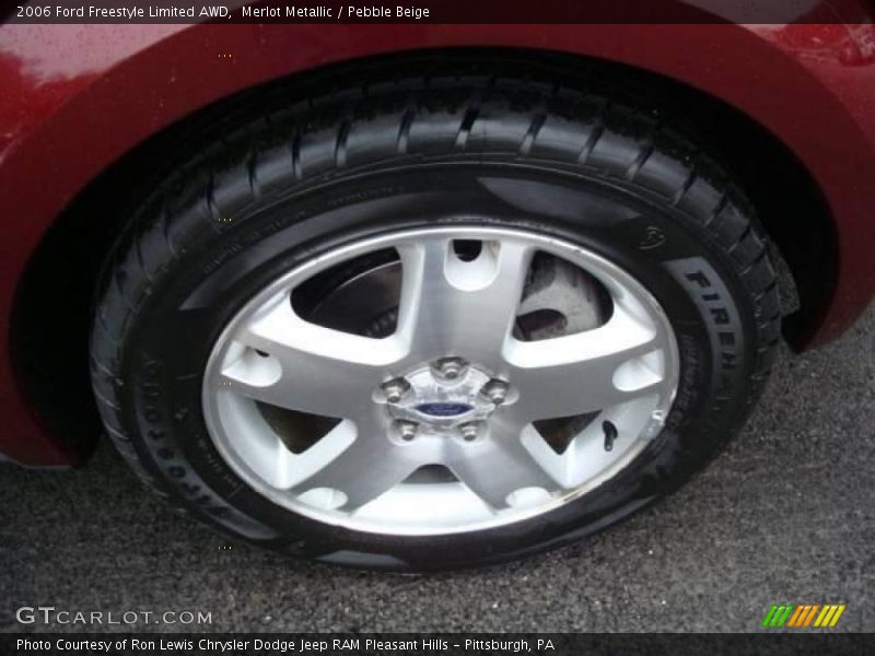Merlot Metallic / Pebble Beige 2006 Ford Freestyle Limited AWD