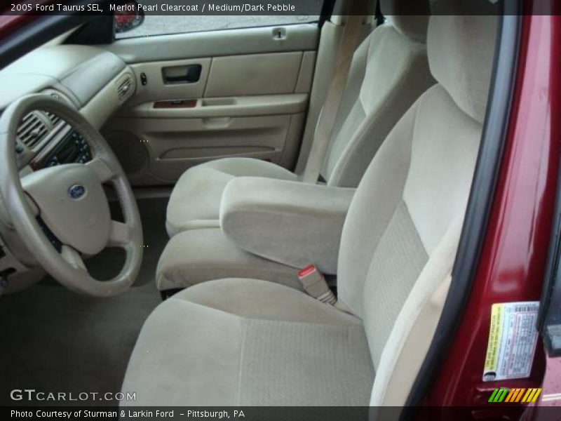 Merlot Pearl Clearcoat / Medium/Dark Pebble 2005 Ford Taurus SEL