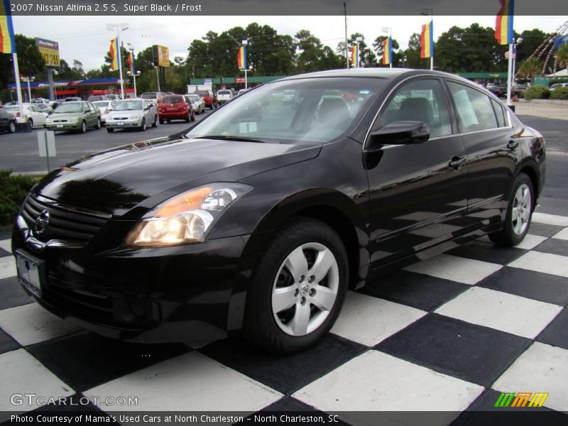 Super Black / Frost 2007 Nissan Altima 2.5 S