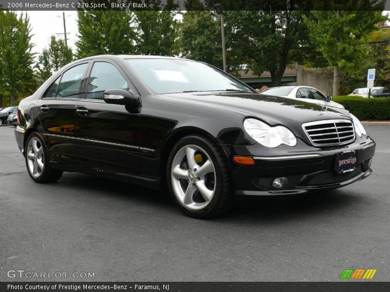 Black / Black 2006 Mercedes-Benz C 230 Sport