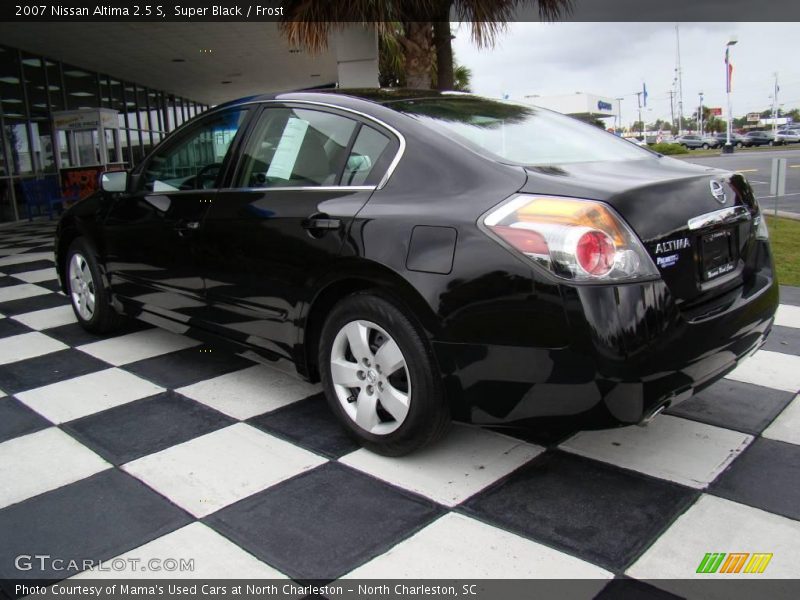 Super Black / Frost 2007 Nissan Altima 2.5 S