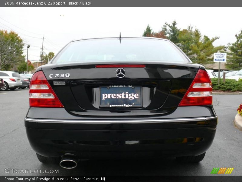Black / Black 2006 Mercedes-Benz C 230 Sport