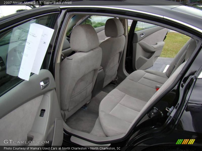 Super Black / Frost 2007 Nissan Altima 2.5 S