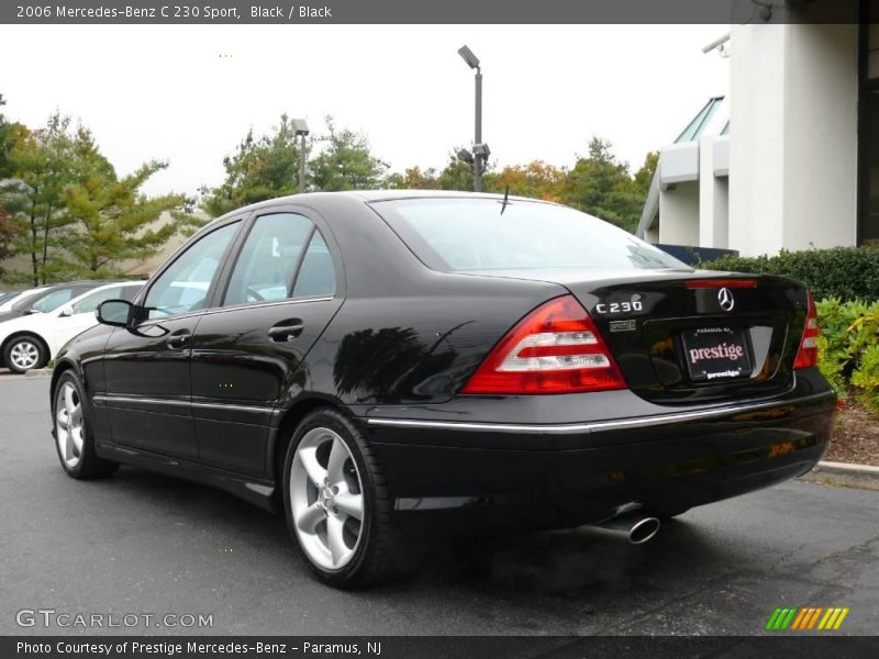 Black / Black 2006 Mercedes-Benz C 230 Sport