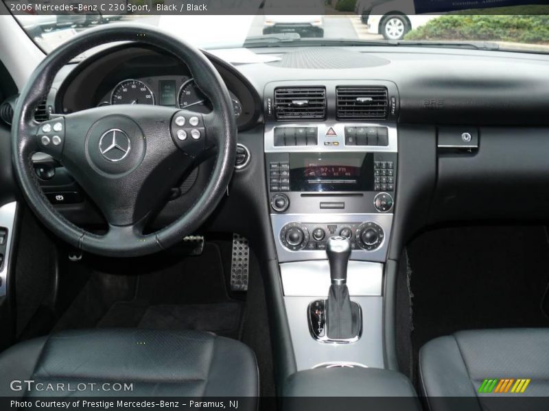 Black / Black 2006 Mercedes-Benz C 230 Sport
