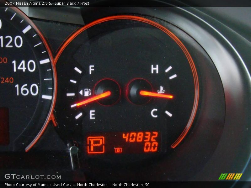 Super Black / Frost 2007 Nissan Altima 2.5 S