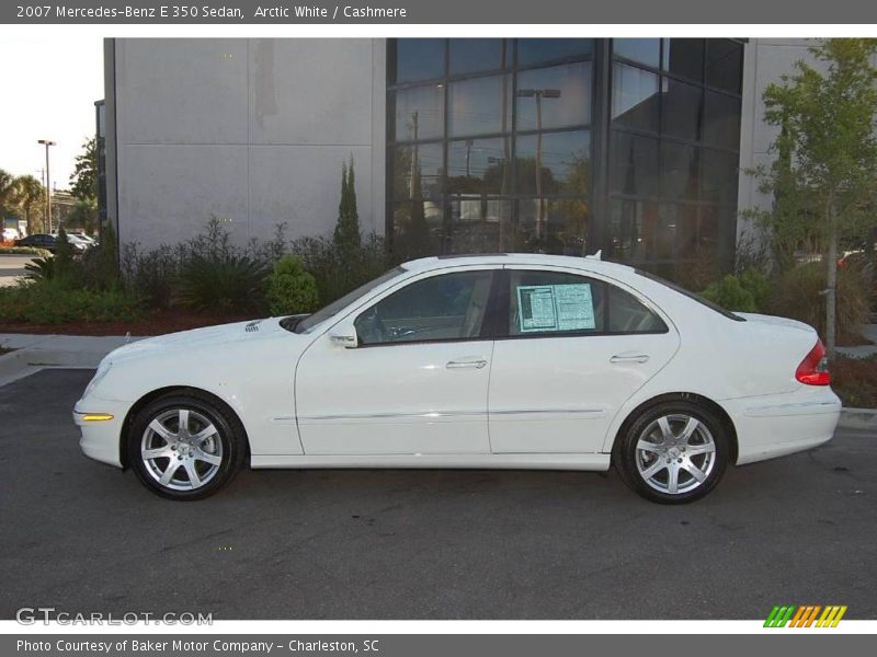 Arctic White / Cashmere 2007 Mercedes-Benz E 350 Sedan