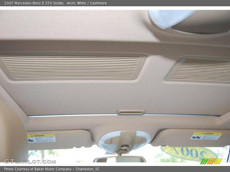 Arctic White / Cashmere 2007 Mercedes-Benz E 350 Sedan