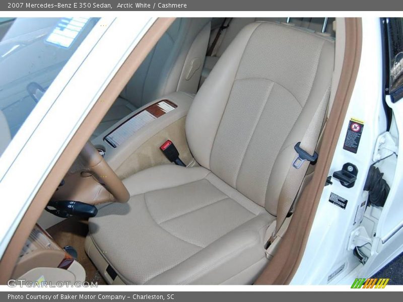 Arctic White / Cashmere 2007 Mercedes-Benz E 350 Sedan