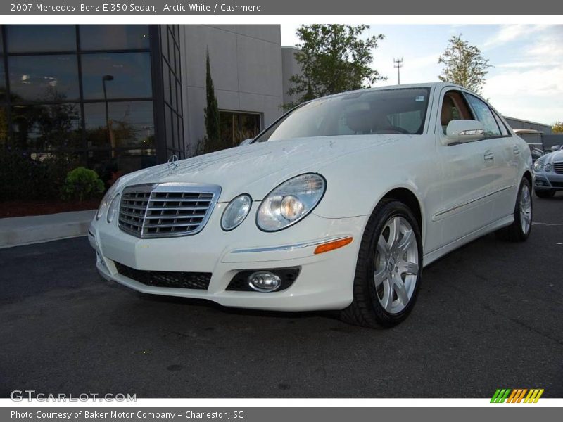 Arctic White / Cashmere 2007 Mercedes-Benz E 350 Sedan