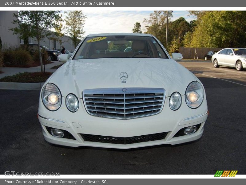 Arctic White / Cashmere 2007 Mercedes-Benz E 350 Sedan