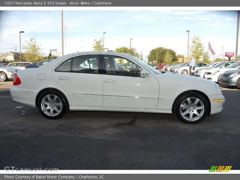 Arctic White / Cashmere 2007 Mercedes-Benz E 350 Sedan