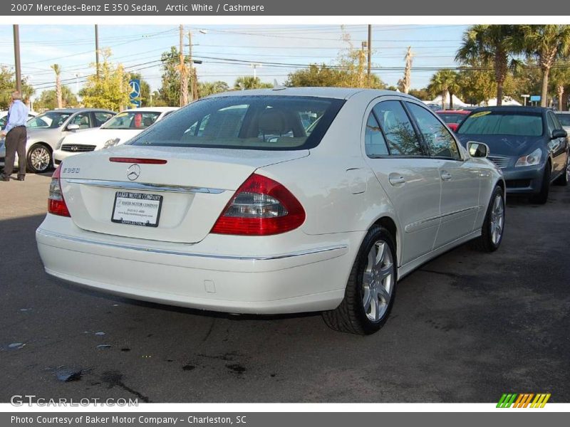 Arctic White / Cashmere 2007 Mercedes-Benz E 350 Sedan