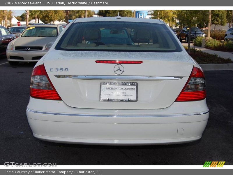 Arctic White / Cashmere 2007 Mercedes-Benz E 350 Sedan