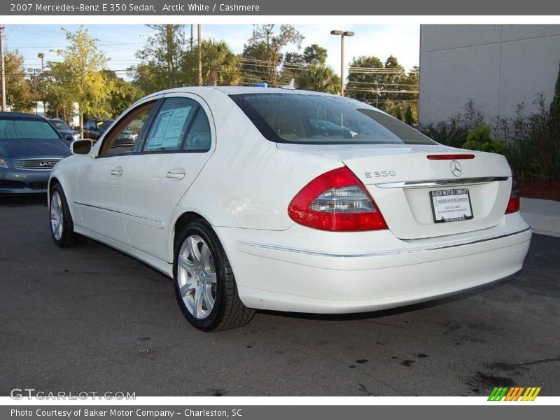 Arctic White / Cashmere 2007 Mercedes-Benz E 350 Sedan