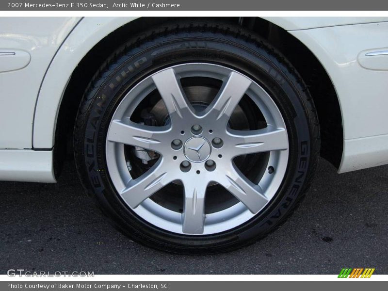 Arctic White / Cashmere 2007 Mercedes-Benz E 350 Sedan
