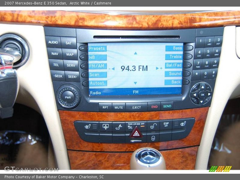 Arctic White / Cashmere 2007 Mercedes-Benz E 350 Sedan