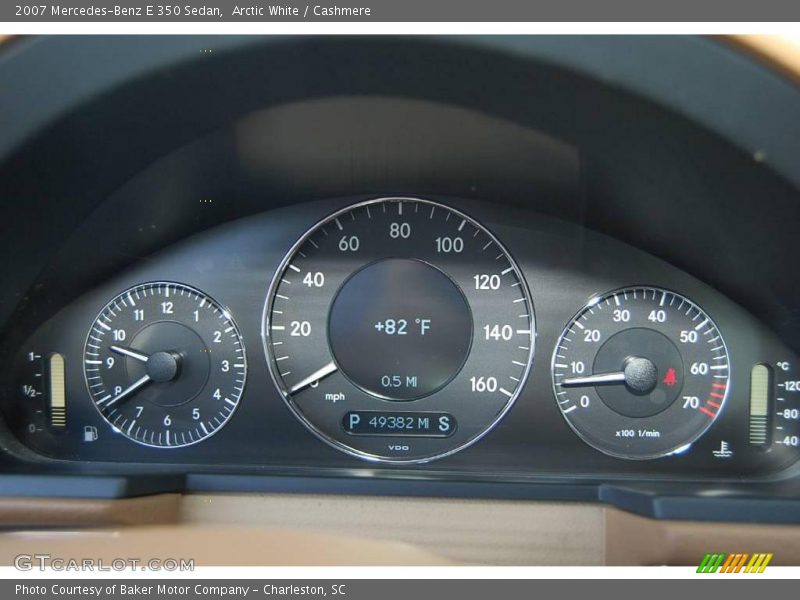Arctic White / Cashmere 2007 Mercedes-Benz E 350 Sedan
