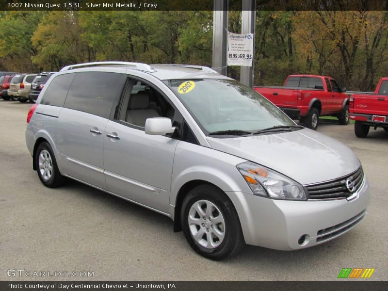 Silver Mist Metallic / Gray 2007 Nissan Quest 3.5 SL