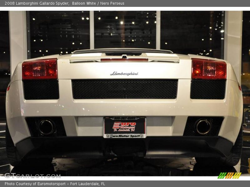 Balloon White / Nero Perseus 2008 Lamborghini Gallardo Spyder