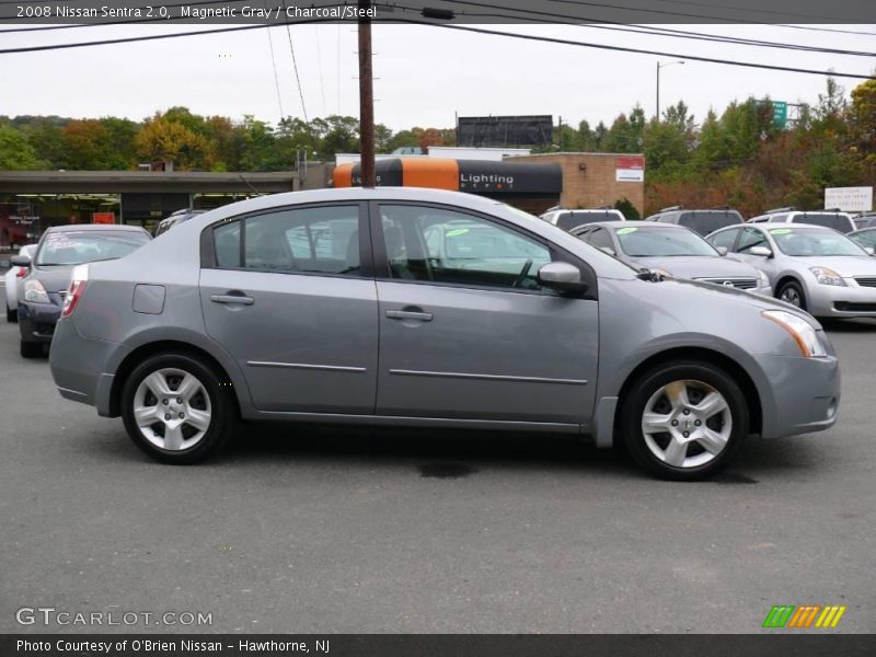 Magnetic Gray / Charcoal/Steel 2008 Nissan Sentra 2.0