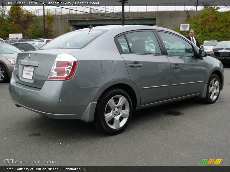 Magnetic Gray / Charcoal/Steel 2008 Nissan Sentra 2.0