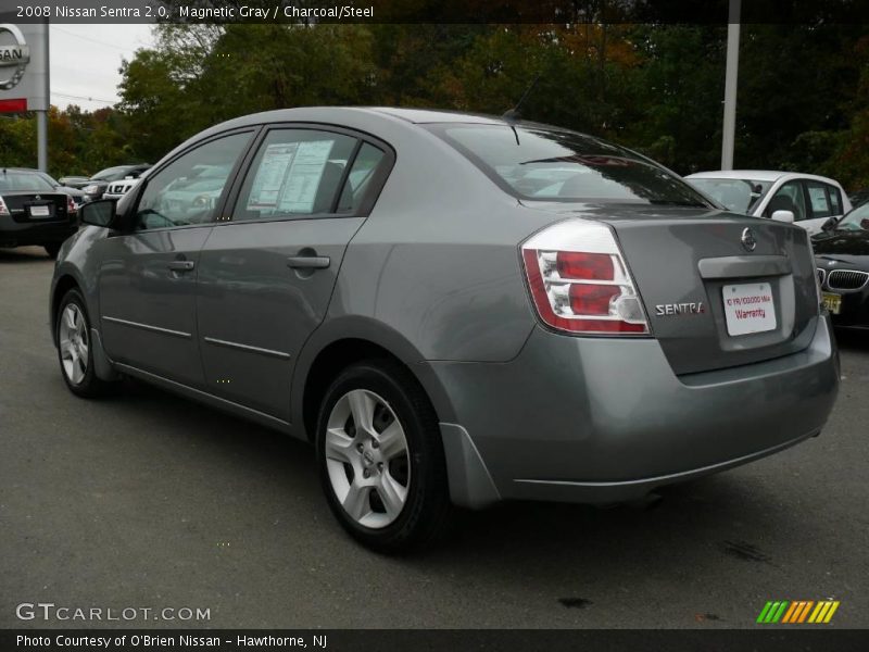 Magnetic Gray / Charcoal/Steel 2008 Nissan Sentra 2.0