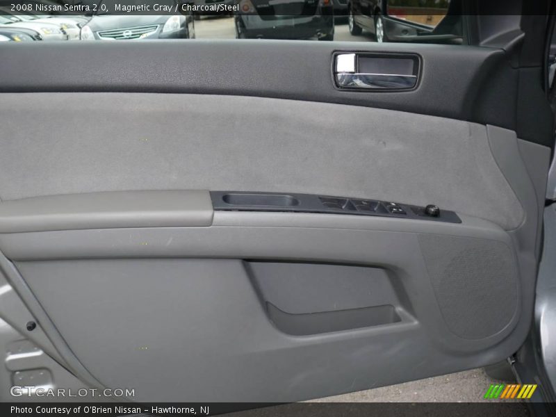 Magnetic Gray / Charcoal/Steel 2008 Nissan Sentra 2.0