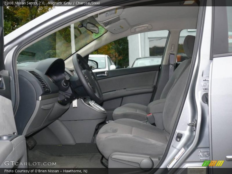 Magnetic Gray / Charcoal/Steel 2008 Nissan Sentra 2.0