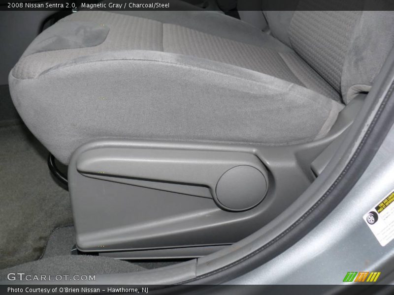 Magnetic Gray / Charcoal/Steel 2008 Nissan Sentra 2.0