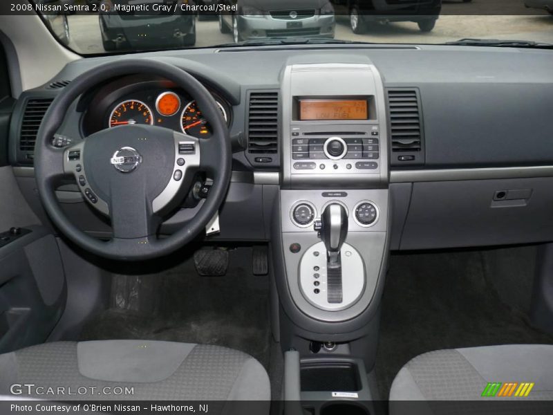 Magnetic Gray / Charcoal/Steel 2008 Nissan Sentra 2.0