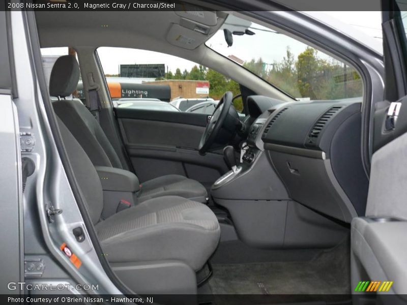Magnetic Gray / Charcoal/Steel 2008 Nissan Sentra 2.0