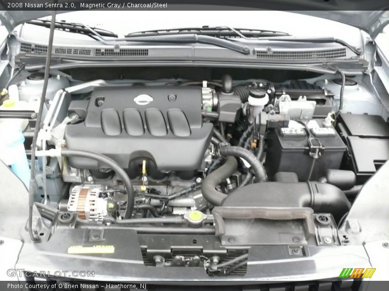 Magnetic Gray / Charcoal/Steel 2008 Nissan Sentra 2.0