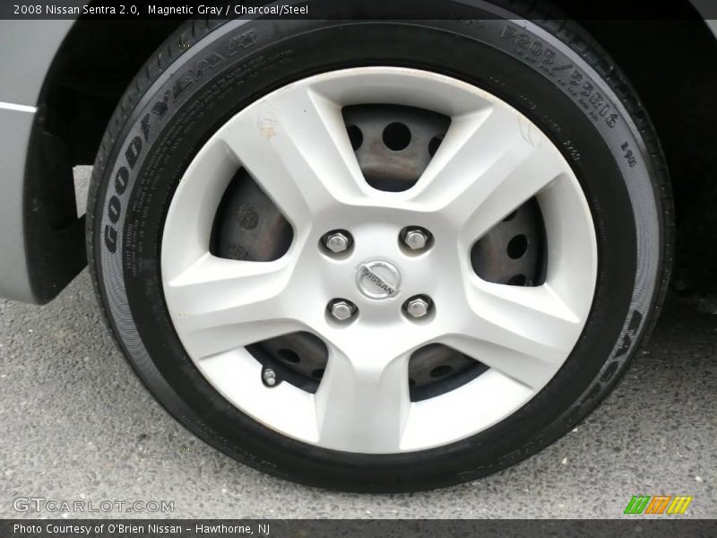 Magnetic Gray / Charcoal/Steel 2008 Nissan Sentra 2.0