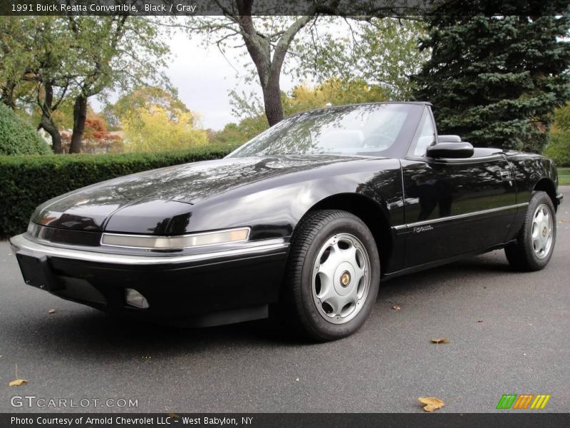 Black / Gray 1991 Buick Reatta Convertible