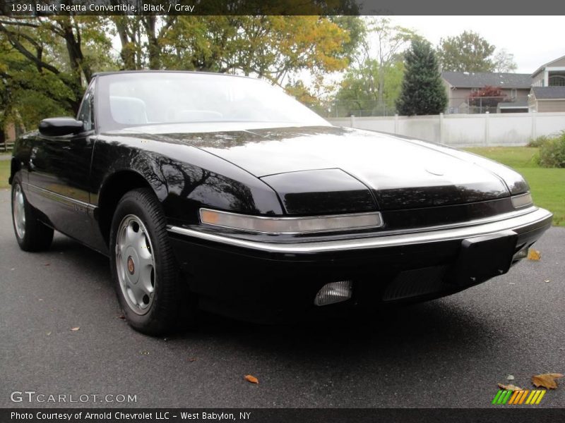 Black / Gray 1991 Buick Reatta Convertible