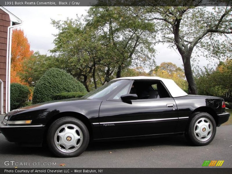 Black / Gray 1991 Buick Reatta Convertible