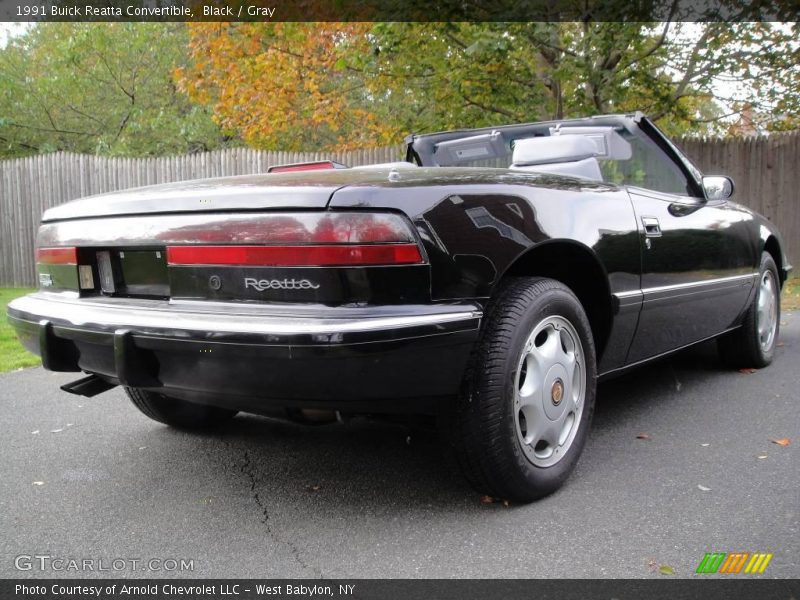 Black / Gray 1991 Buick Reatta Convertible