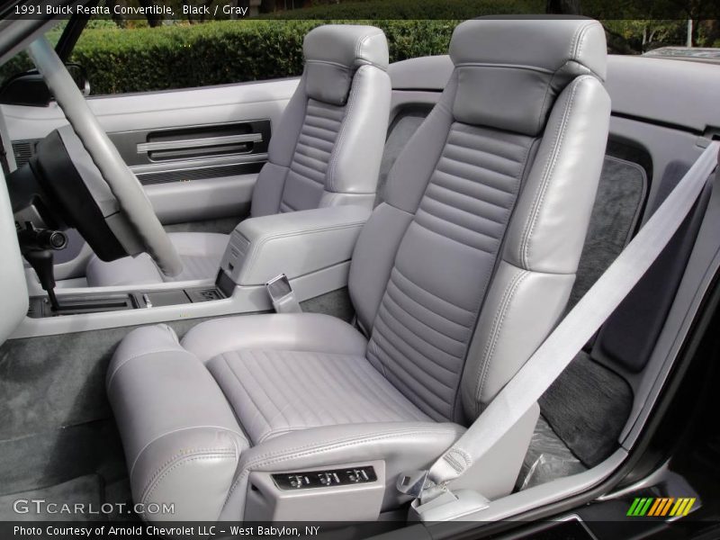 Black / Gray 1991 Buick Reatta Convertible