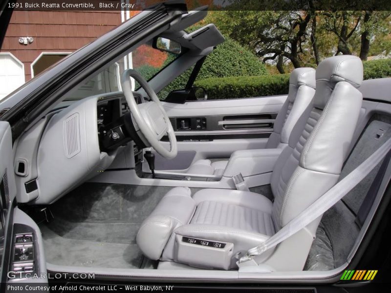 Black / Gray 1991 Buick Reatta Convertible