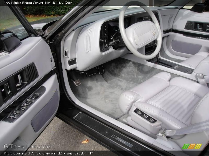 Black / Gray 1991 Buick Reatta Convertible