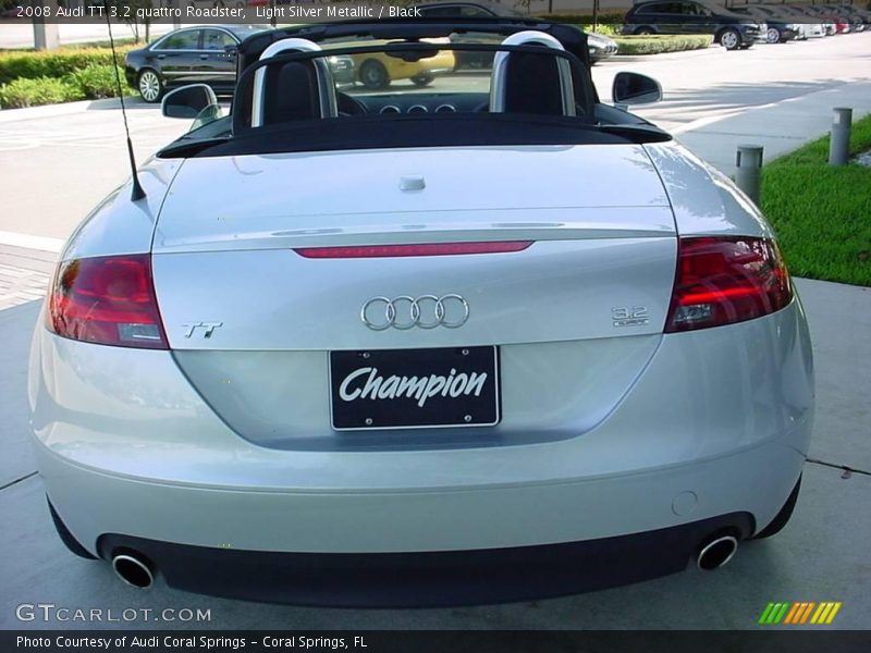 Light Silver Metallic / Black 2008 Audi TT 3.2 quattro Roadster