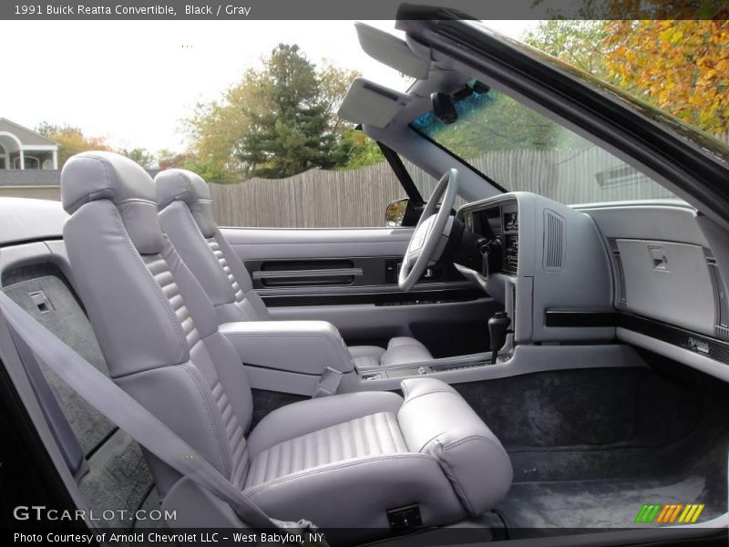 Black / Gray 1991 Buick Reatta Convertible