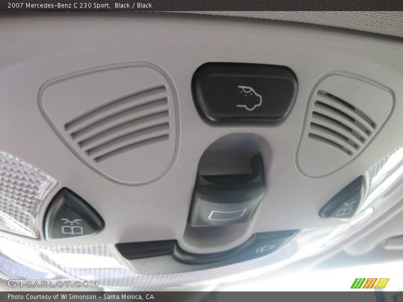 Black / Black 2007 Mercedes-Benz C 230 Sport