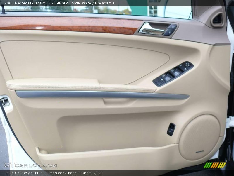 Arctic White / Macadamia 2008 Mercedes-Benz ML 350 4Matic